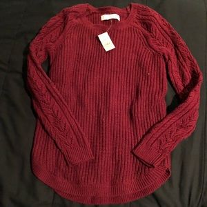 Loft Cable Knit Sweater - XXSP - NWT